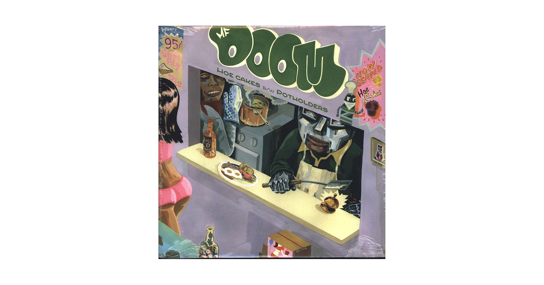 洋楽 MF DOOM Hoe Cakes B/W Potholders 12inch MF Doom Hoe Cakes / Potholders Vinyl Single 12inch NEAR MINT